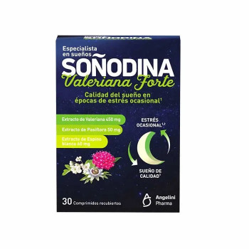 Soñodina Valerian Forte 30 Tablettes - Détente & Sommeil Kermatone