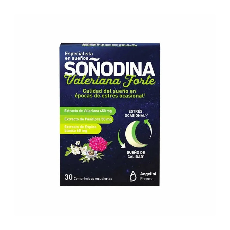 Soñodina Valerian Forte 30 Tablettes - Détente & Sommeil Kermatone