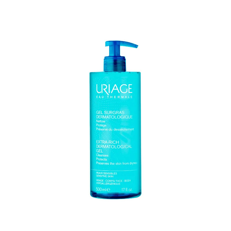 Uriage Gel Dermatologique Surgras 500ml - Hydratation Essentielle | Kermatone