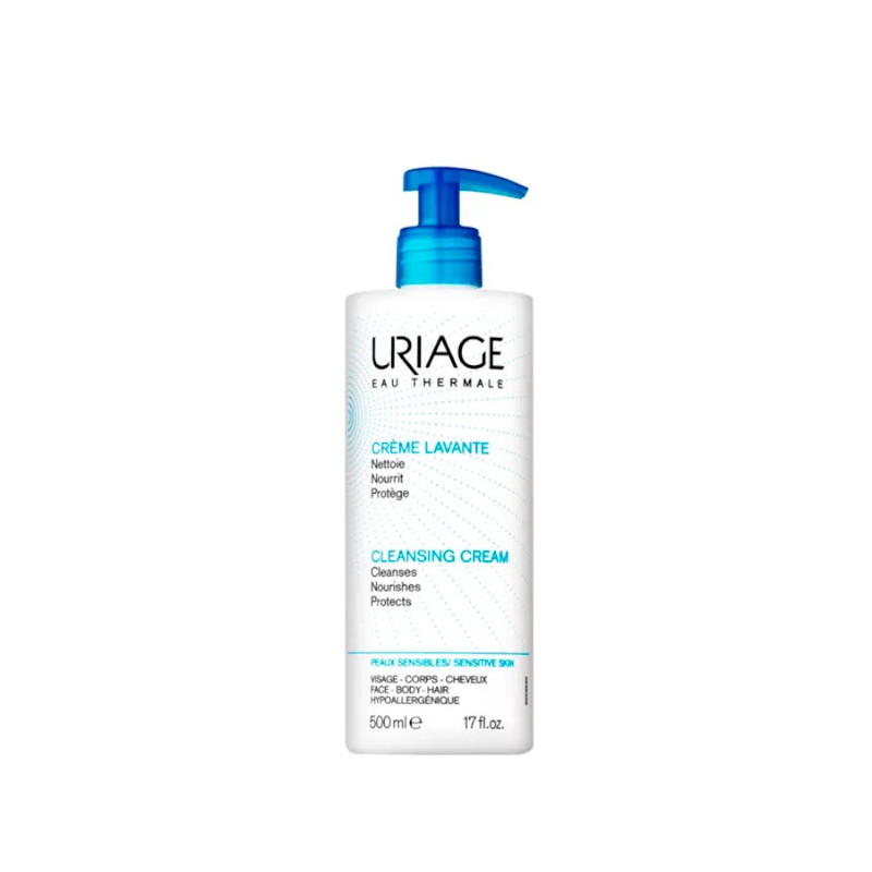 Uriage Crème de Lavage sans Savon 500ml - Idéale Peau Sensible | Kermatone
