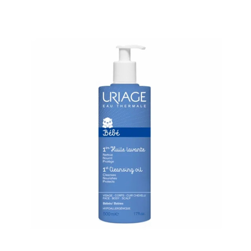 Uriage Huile Nettoyante Bébé 500ml - Douceur et Hydratation | Kermatone