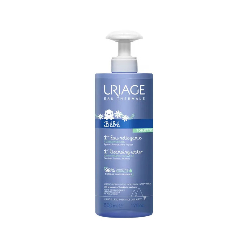 Uriage First Cleansing Water 500ml - Douceur & Efficacité | Kermatone