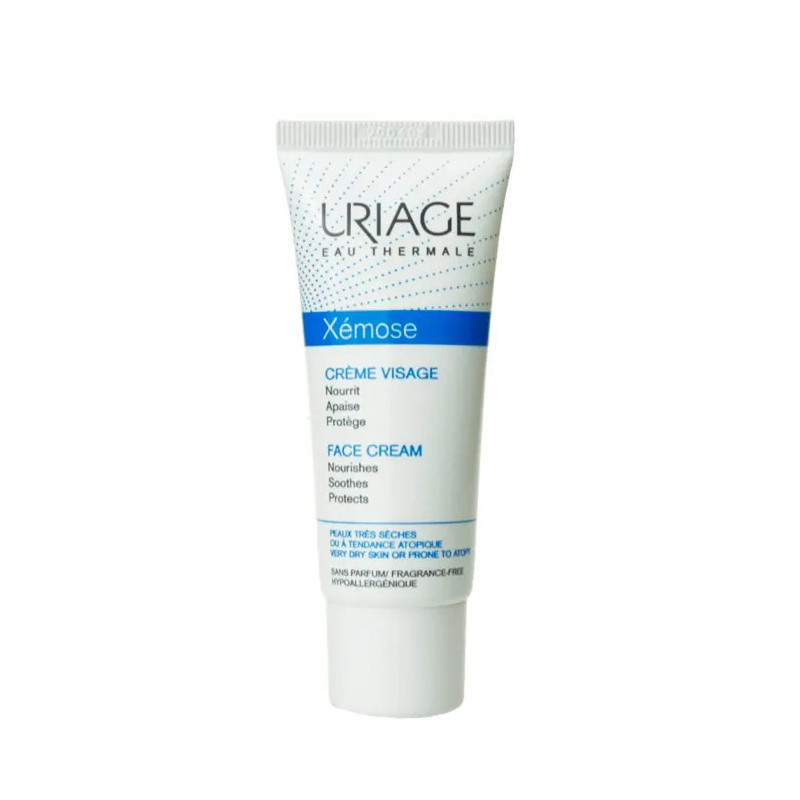 Uriage Xémose Crème Visage 40ml - Hydratation Intense Kermatone