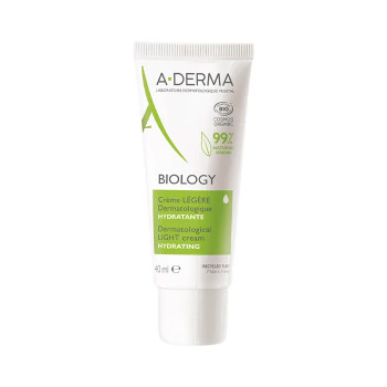 A-Derma Biology Crème Hydratante Légère - Douceur et Hydratation | Kermatone
