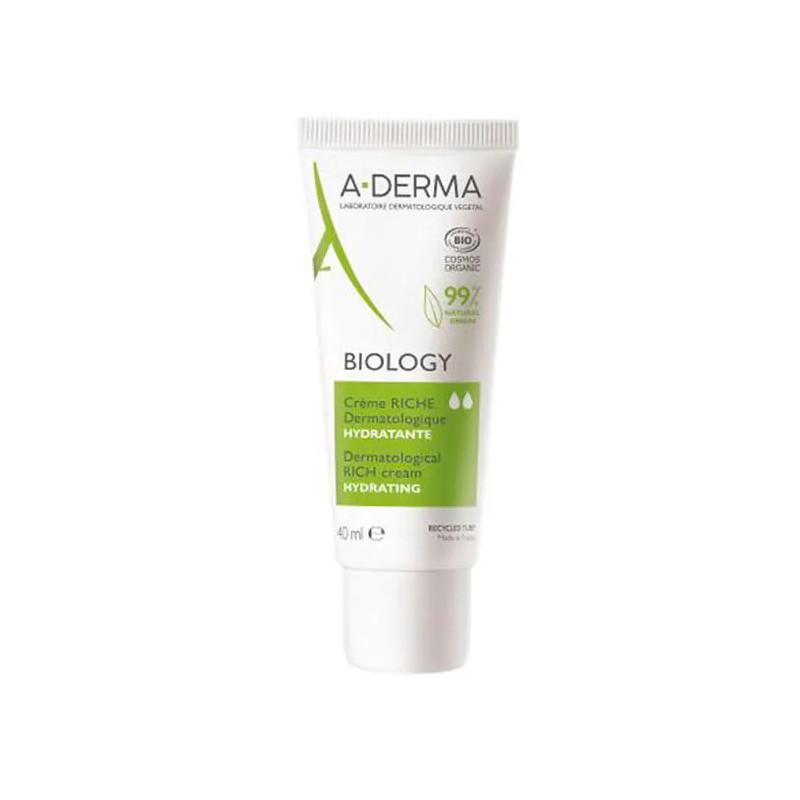 Crème Riche Hydratante A Derma Biology 40ml - Kermatone