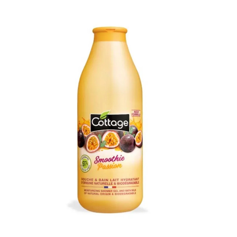 Cottage Smoothie Passion Douche & Bain Lait Hydratant - Kermatone