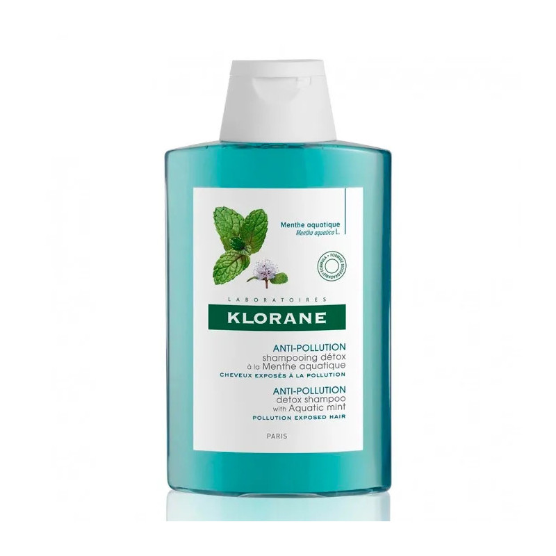 Klorane Shampooing Détox Menthe 400ml - Cheveux Rafraîchis | Kermatone