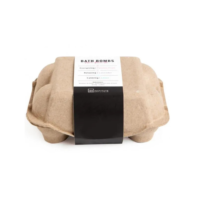 Idc Institute Bath Bombs Pure Energy - Lot 6 pièces Kermatone