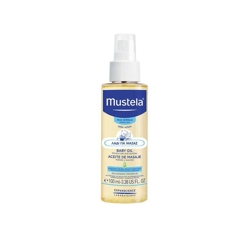 Mustela Huile De Massage 100ml - Détente et Nourriture Kermatone