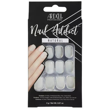 Faux Ongles Carrés Naturels Ardell - Élégance Instantanée | Kermatone