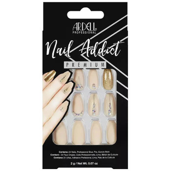 Achetez Ardell Nail Addict Nude Jeweled False Nails - Kermatone