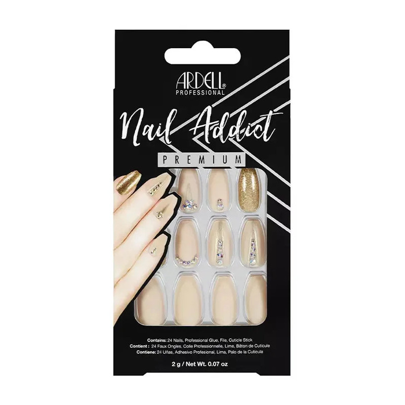 Achetez Ardell Nail Addict Nude Jeweled False Nails - Kermatone