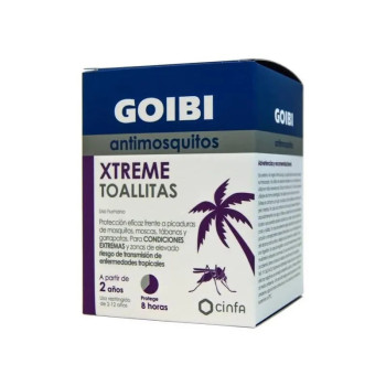 Lingettes Anti-Moustiques Goibi Xtreme - Protection Efficace | Kermatone