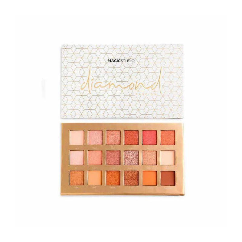 Achetez la Magic Studio Diamond Eyeshadow Palette - 18 Couleurs | Kermatone
