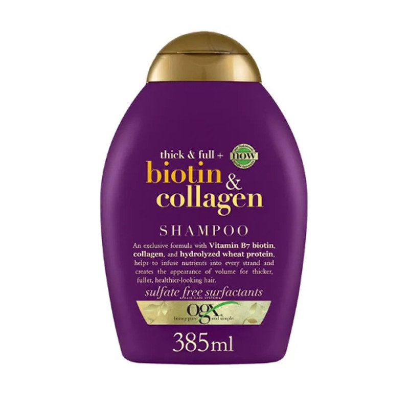 Shampooing Ogx Biotin & Collagen - Volume & Force | Kermatone
