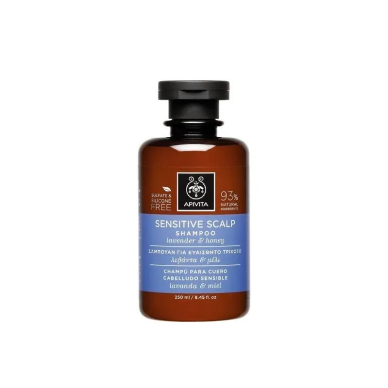 Shampooing Apivita Cuir Chevelu Sensible - Douceur & Confort | Kermatone
