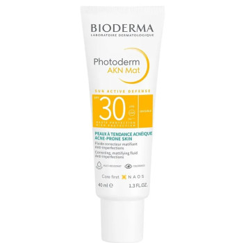 Bioderma Photoderm Akn SPF30 - Fluide Matifiant 40ml | Kermatone