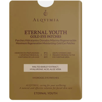 Alqvimia Eternal Youth Gold Eye Mask - Régénération Kermatone