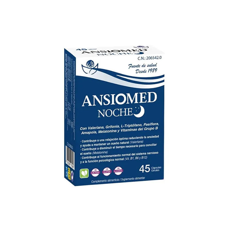 Ansiomed Nuit - Capsules Regenerantes pour Peau Eclatante | Kermatone