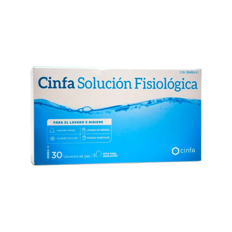 Cinfa Solution Physiologique 20 Unités - Hydratation Douceur Kermatone