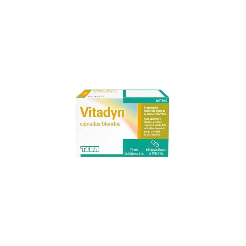 Teva Vitactiv 60 Capsules Molles – Vitalité Boostée | Kermatone