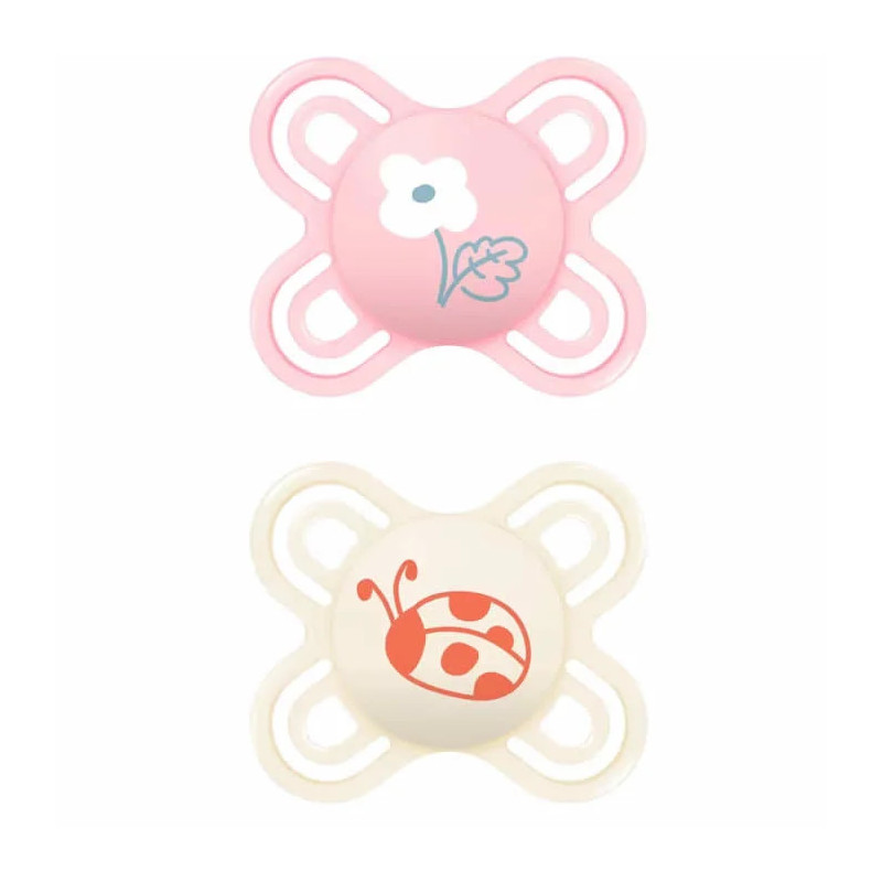 Sucette Mam Baby Perfect Star 0-2 Rose - Confort et sécurité | Kermatone