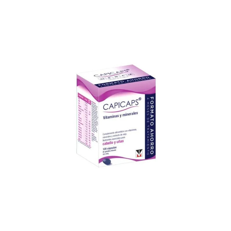 Menarini Capicaps 120 Capsules : Cheveux & Ongles Sains | Kermatone