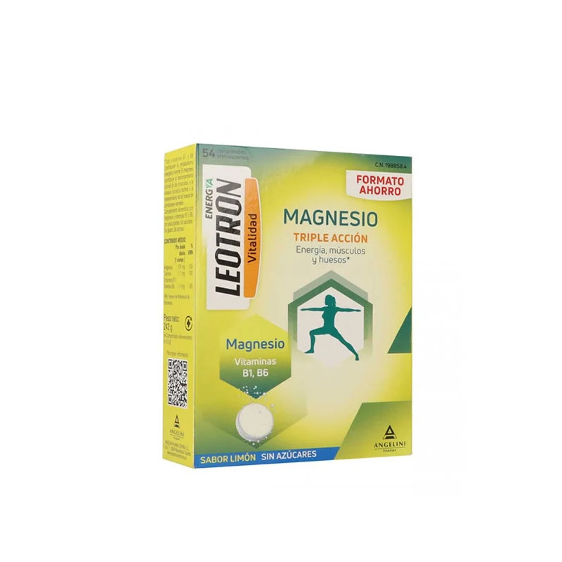 Comprimés Effervescents De Magnésium Leotron 54 - Bien-être rapide | Kermatone