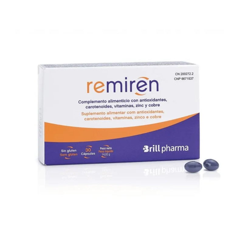Brill Pharma Remiren 30 Capsules - Bien-être au naturel | Kermatone