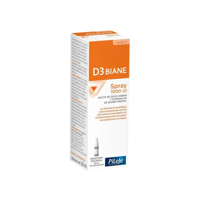 Spray Pileje D3 Biane 1000UI - Bien-être essentiel | Kermatone