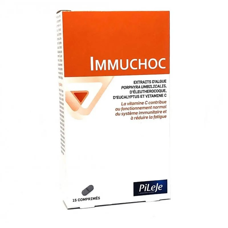 Renforcez votre immunité avec Pileje Immuchoc 15 Comprimés - Kermatone