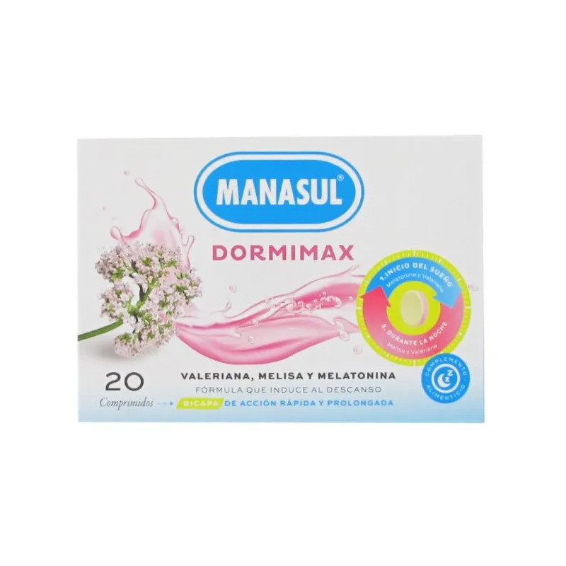 Manasul Dormimax 20 Comprimés - Sommeil Apaisé | Kermatone
