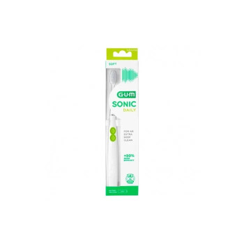 Brosse Blanche Gum Sonic Daily – Sourire Éclatant | Kermatone