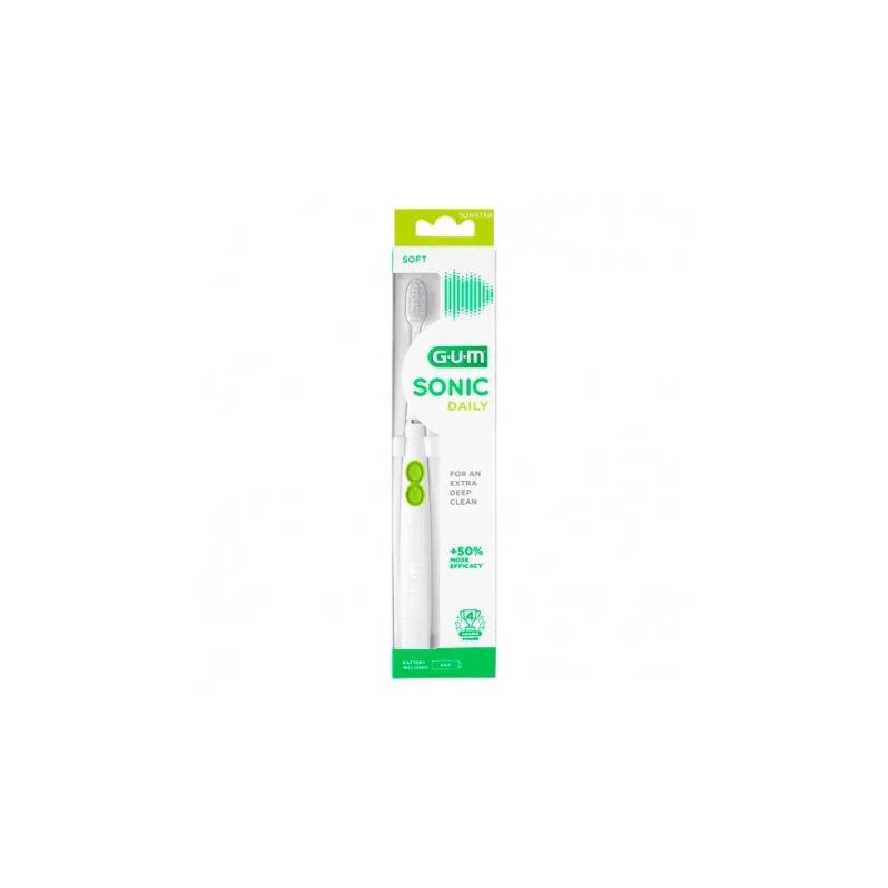 Brosse Blanche Gum Sonic Daily – Sourire Éclatant | Kermatone