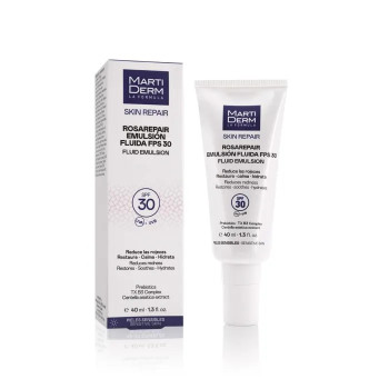 Découvrez Martiderm Rosarepair Émulsion Fluide SPF30 - Kermatone