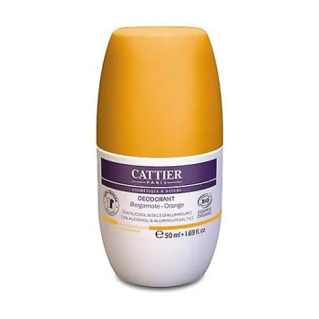 Cattier Paris Déodorant Roll-On Citrico 50ml - Fraîcheur naturelle | Kermatone