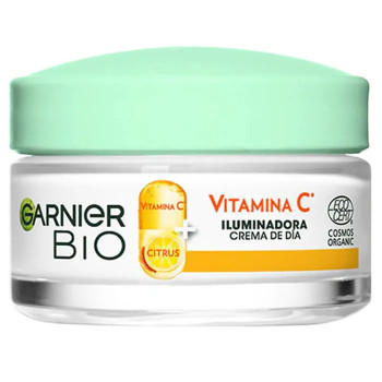 Crème jour illuminatrice Vitamine C Garnier Bio - Kermatone