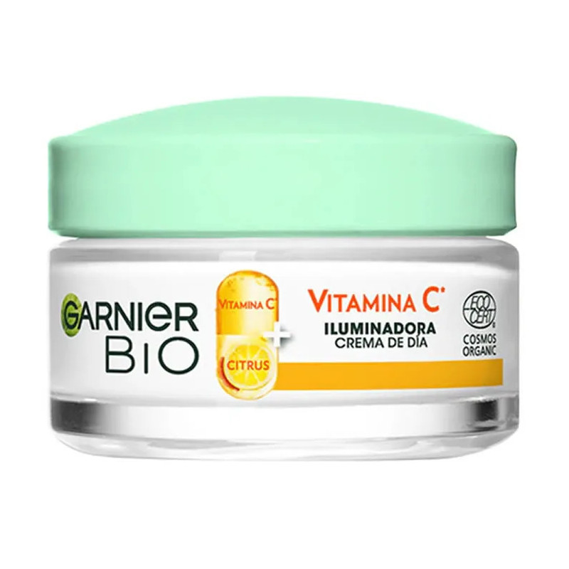 Crème jour illuminatrice Vitamine C Garnier Bio - Kermatone