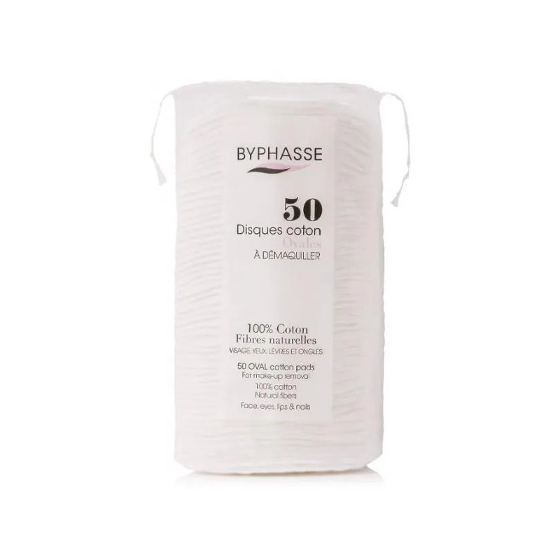 Byphasse Discos Algodón Ovales Désmaquillants - Pratiques & Doux | Kermatone