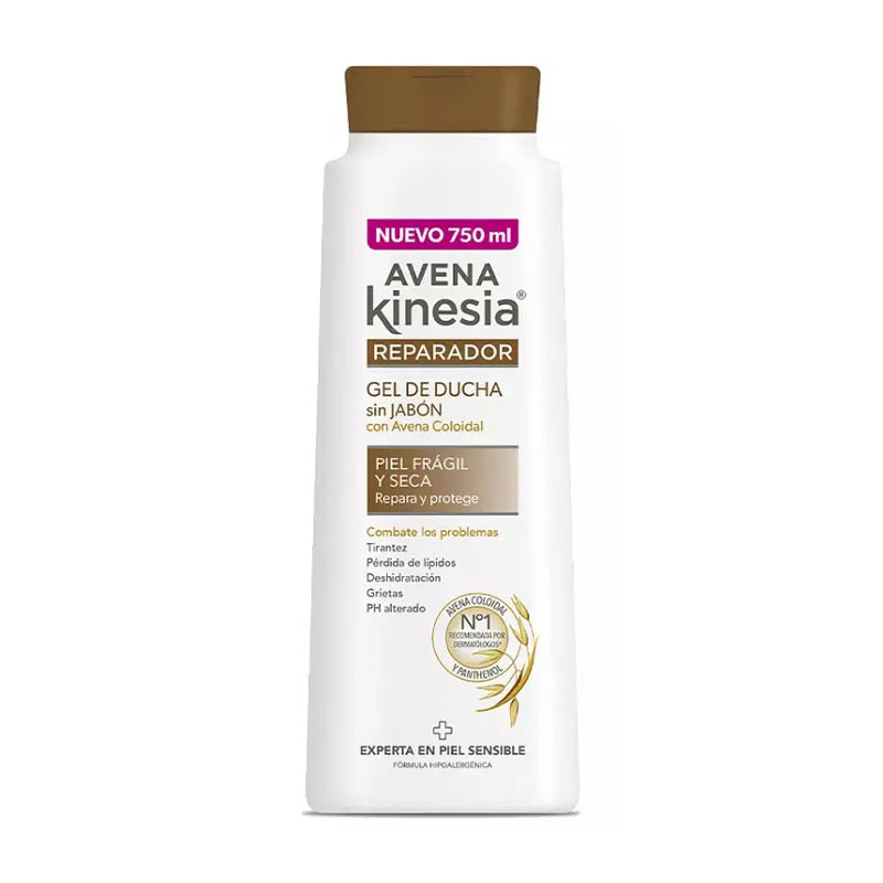Avena Kinesia Gel Douche Sans Savon 750ml - Kermatone