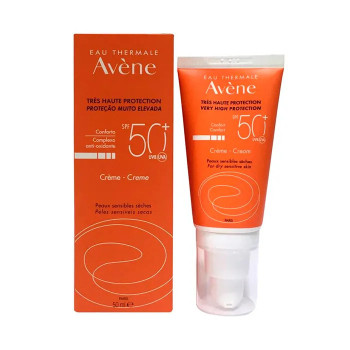 Avéne Crème Visage SPF50+ Peau Sèche & Sensible - Kermatone