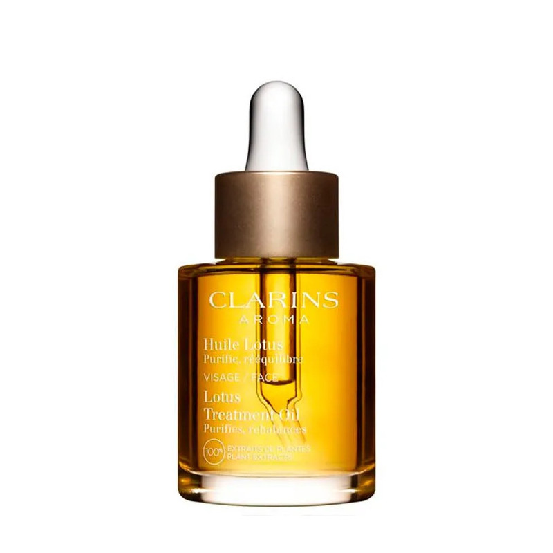 Huile Lotus Clarins 30ml - Équilibre Peaux Mixtes Grasses | Kermatone