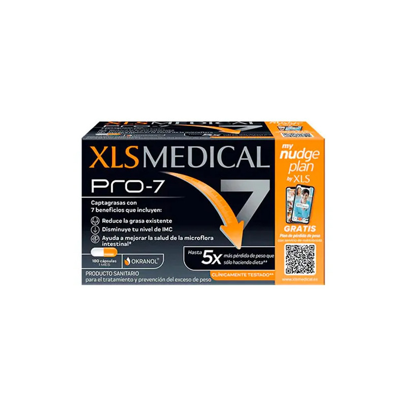 Xls Medical Pro-7 Nudge 180 Capsules - Gestion du poids Kermatone