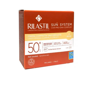 Rilastil Sun System Uniform Compact Cream SPF50+ - Kermatone