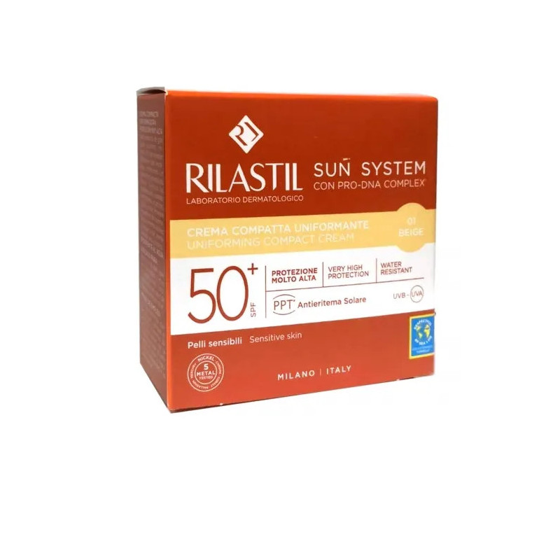 Rilastil Sun System Uniform Compact Cream SPF50+ - Kermatone
