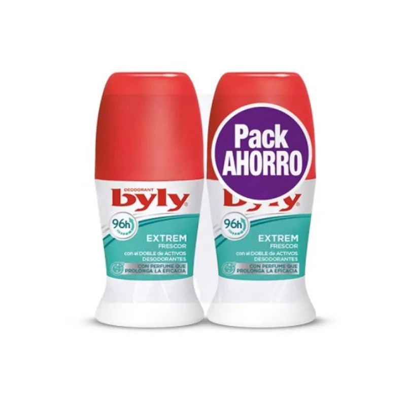 Byly Extrem Freshness Déodorant Roll-On 2x50ml - Kermatone