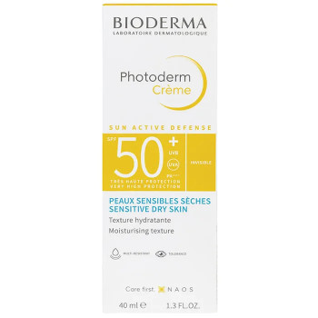 Bioderma Photoderm Crème Invisible SPF50 - Protection optimale Kermatone