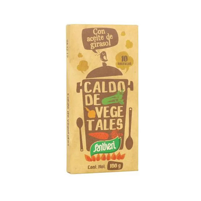 Bouillon De Légumes En Comprimés Santiveri 100g | Kermatone