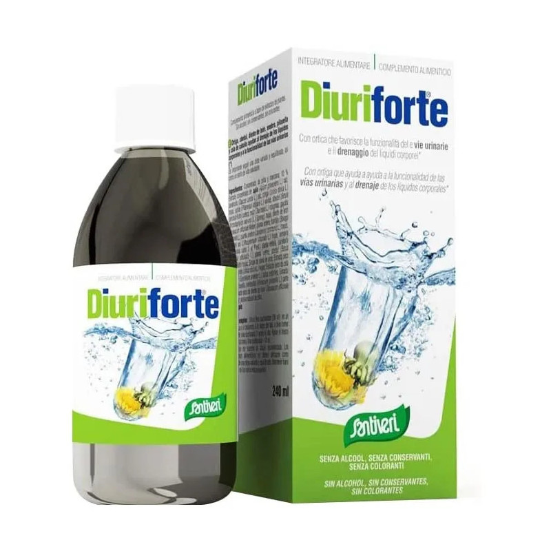 Santiveri Diuriforte Sirop 240ml - Éliminez les toxines facilement | Kermatone