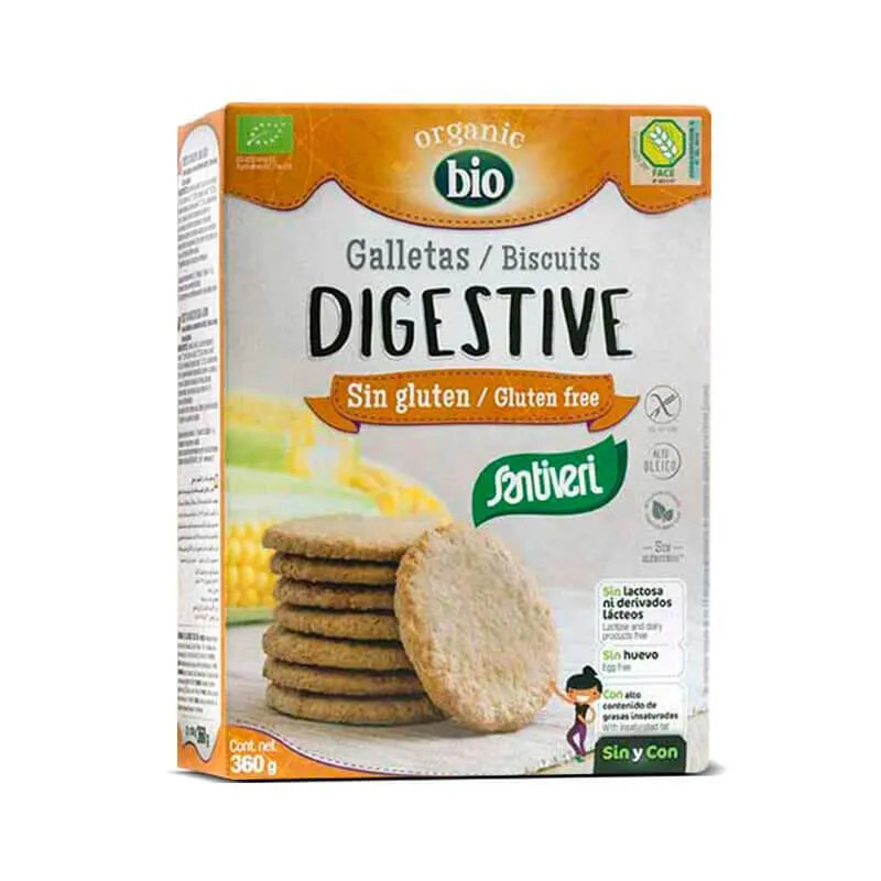Biscuits digestifs sans gluten Santiveri - Savoureux et Sains | Kermatone